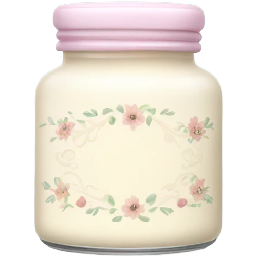aesthetic jar of cream emoji