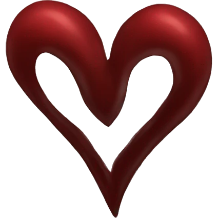 dark red Heart emoji