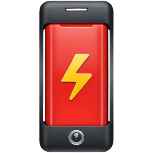 low battery icon emoji