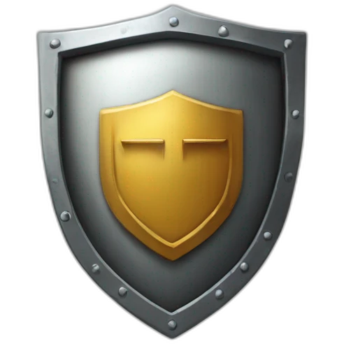 shield with "GM" on front emoji