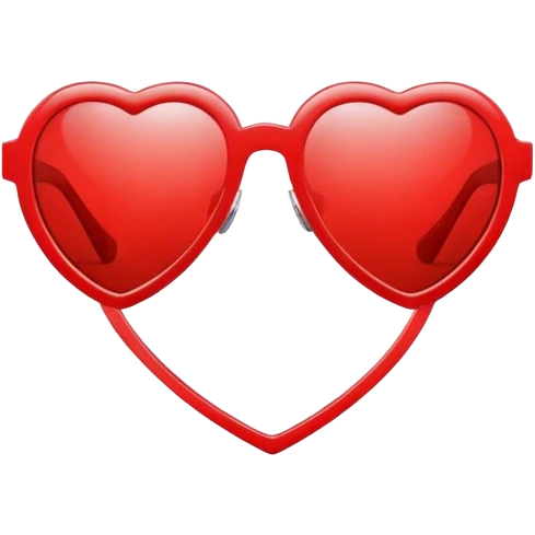 Heart sunglasses  emoji