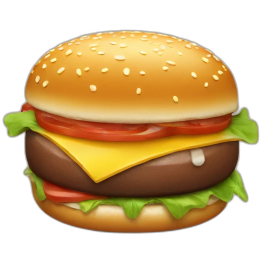 burger chocolat emoji
