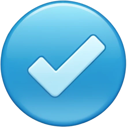  галочка с Тик-Тока emoji