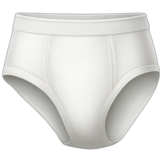 White underwear emoji