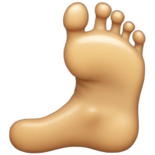 Foot emoji