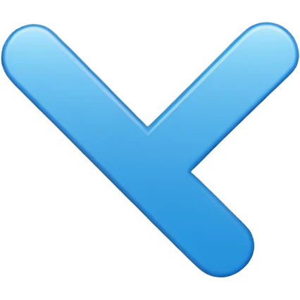 Blue checkmark  emoji