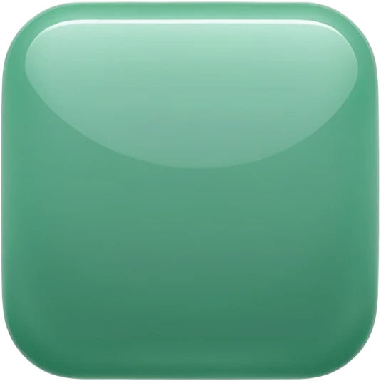 Blank Jade style rounded square icon button emoji