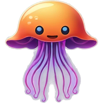 jellyfish and manta ray mix emoji