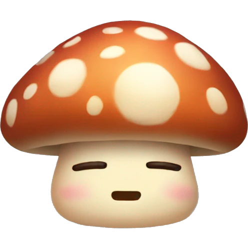 sleeping mushroom chara emoji