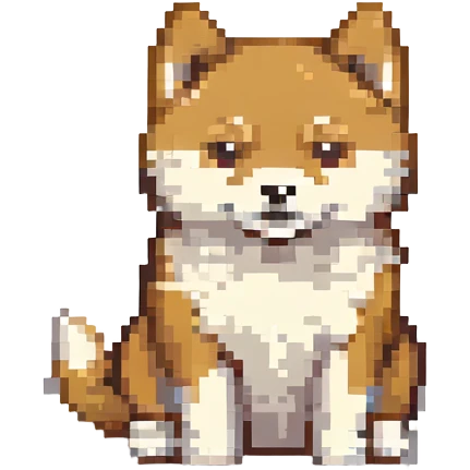 Shiba Inu sitting in a movie theater, variation 2 emoji