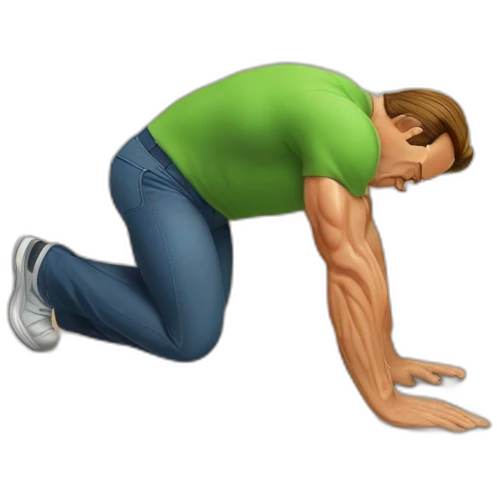 arnold schwarzenegger moping the floor emoji