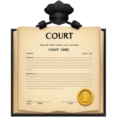 court order item emoji