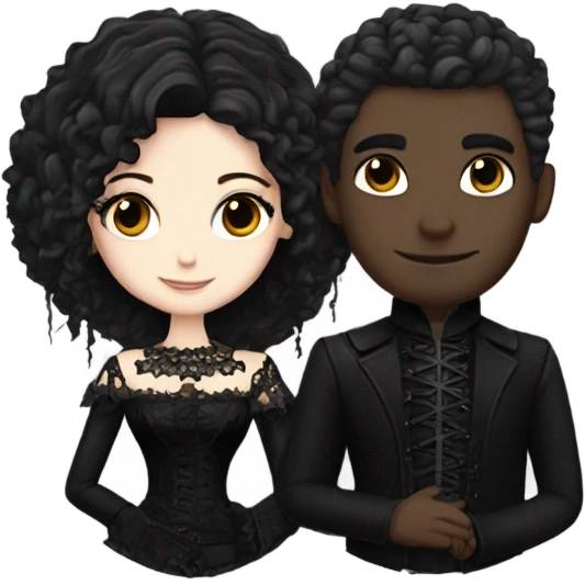 goth love emoji