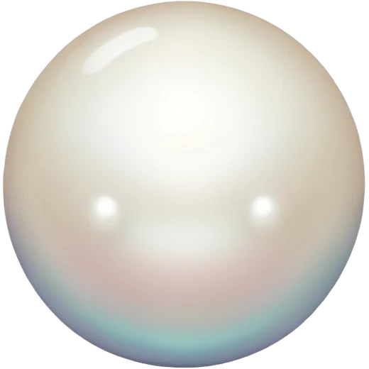 una perla sola emoji