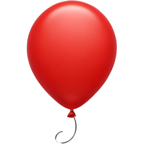 red balloon emoji