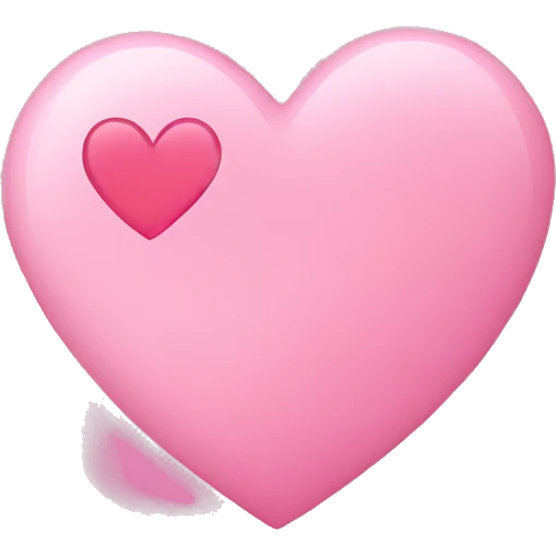 Pink heart emoji