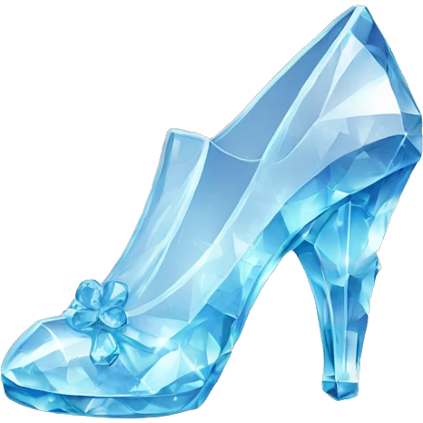 crystal shoe emoji