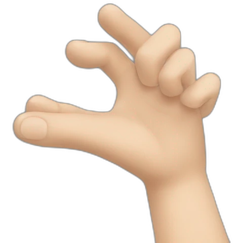 des mains qui font le signe pause emoji