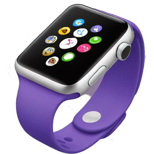 Purple Apple Watch  emoji