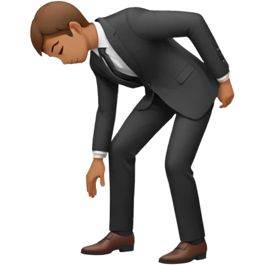Person bowing after performance  emoji