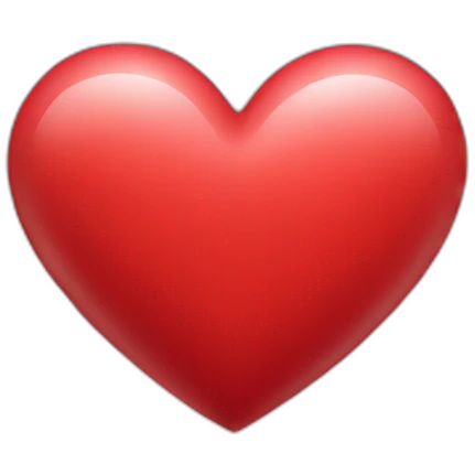 Valentines day heart emoji