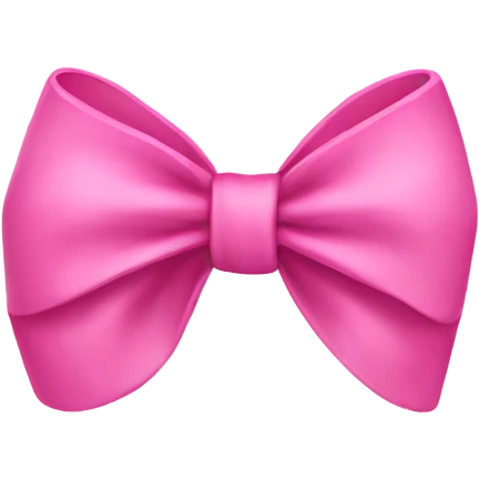 Pink bow emoji
