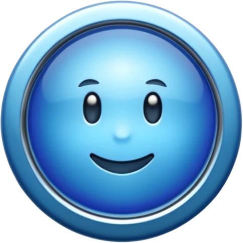 Badge Bleu vérifier emoji