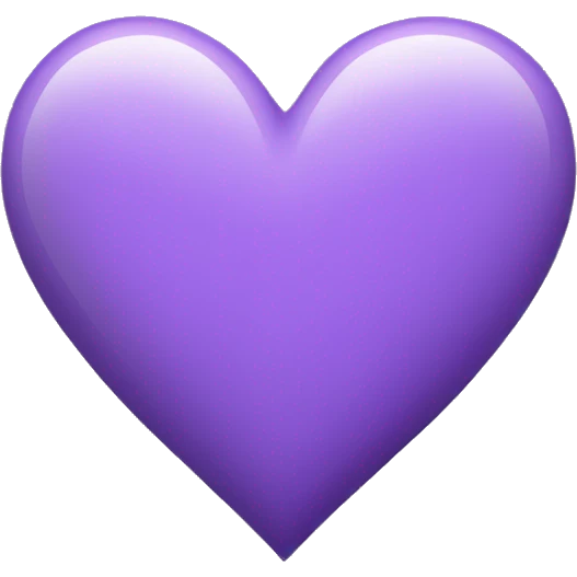 liliac purple heart emoji