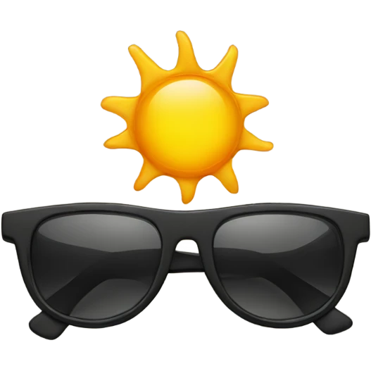 Sun glasses emoji