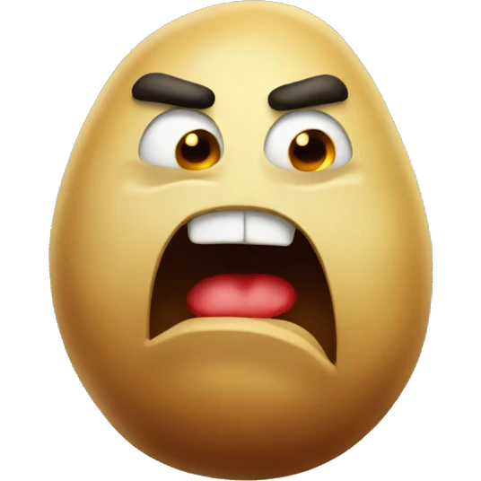 angry potato emoji