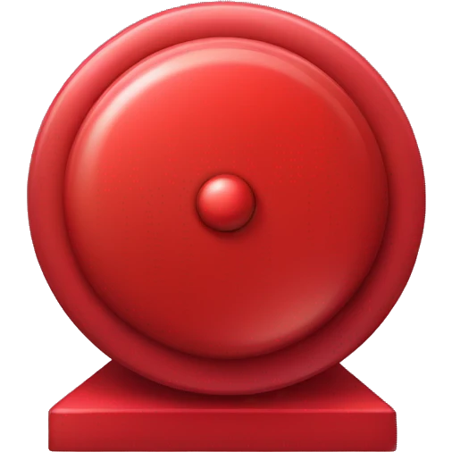 big red button and big red button pressing it emoji