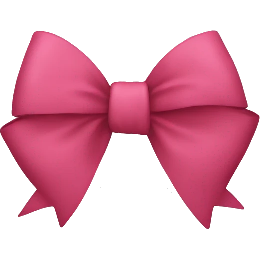 A bow  emoji
