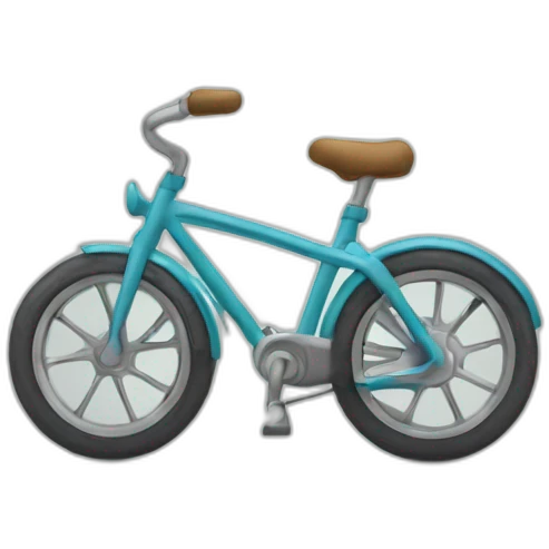 Vélo en roue arrière emoji