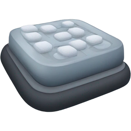 Air pads with pin emoji