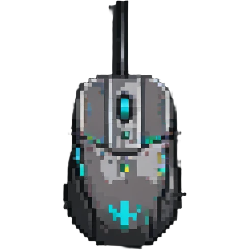 computer mouse, yellow emoji