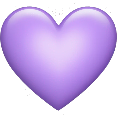 light purple heart emoji