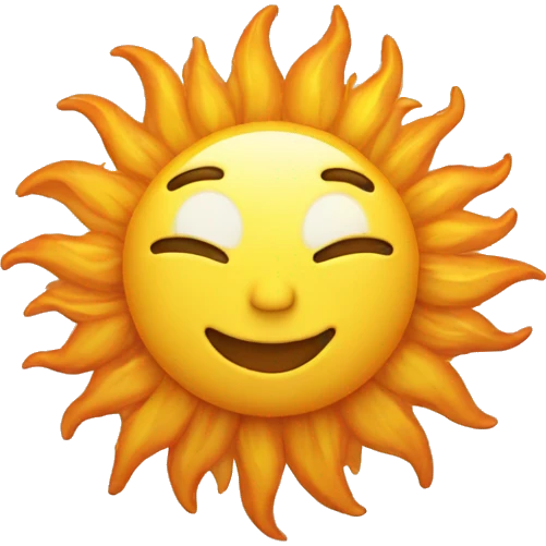 the sun  emoji