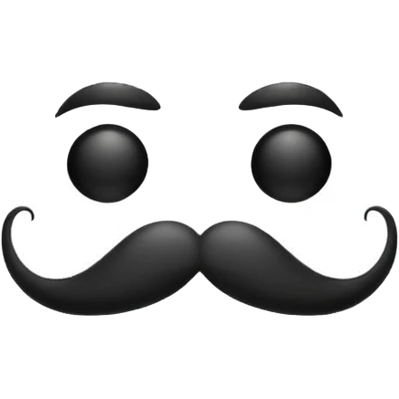 moustache template emoji