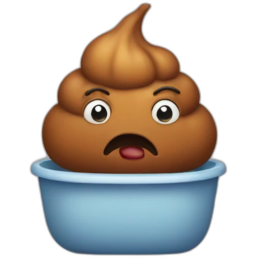 Poo saying no emoji