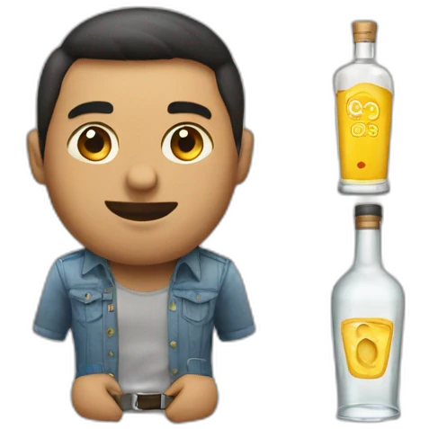Punit and vodka emoji