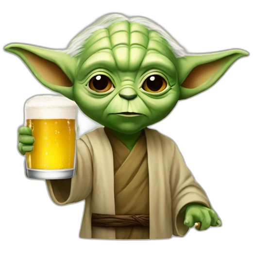 yoda-drink-beer emoji