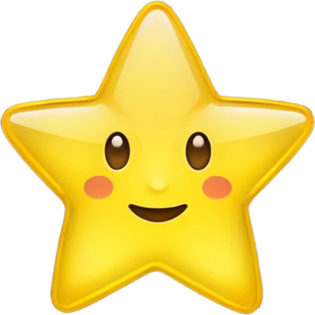  star without a face emoji