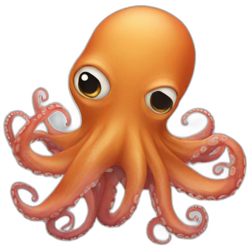 An octopus covering the face of a person emoji