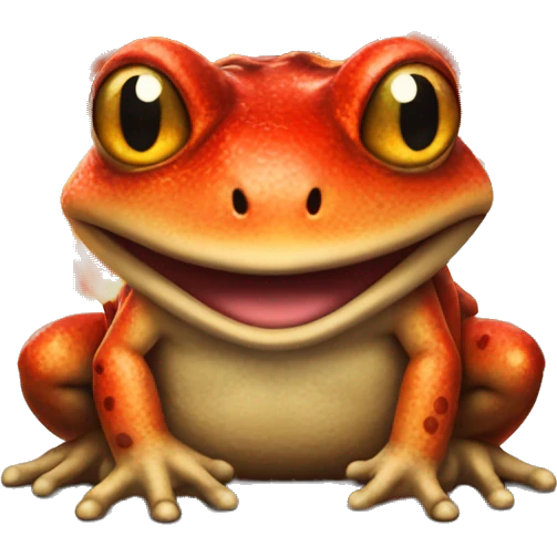 evil fire toad from mario emoji