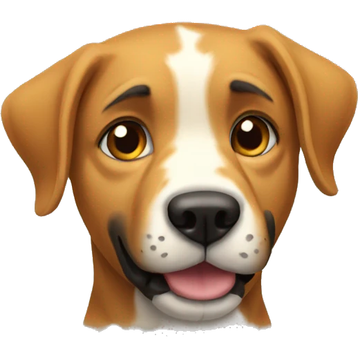 Perro leon emoji