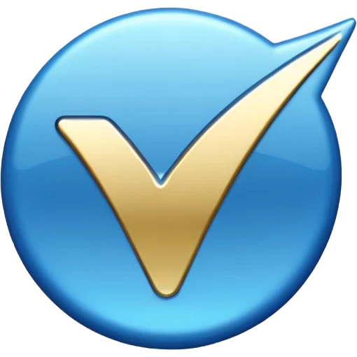 Verified blue tick emoji