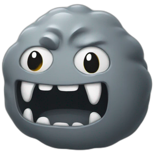 angry grey slime emoji