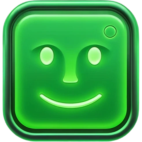 neon cyberpunk computer code emoji