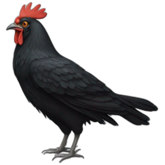 Chicken Crow emoji
