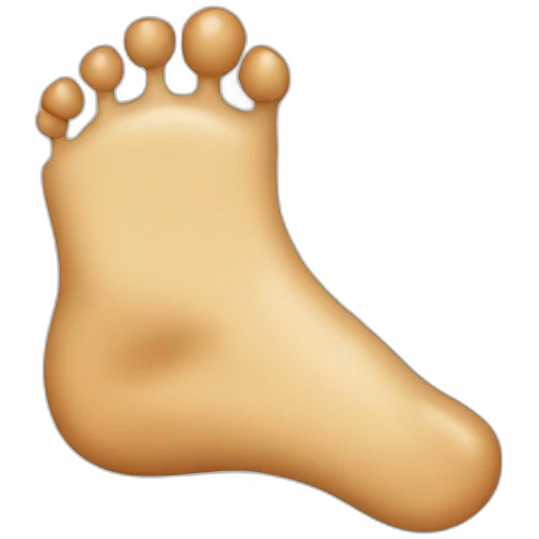 foot emoji
